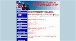 Desktop Screenshot of freedominsurancenc.com